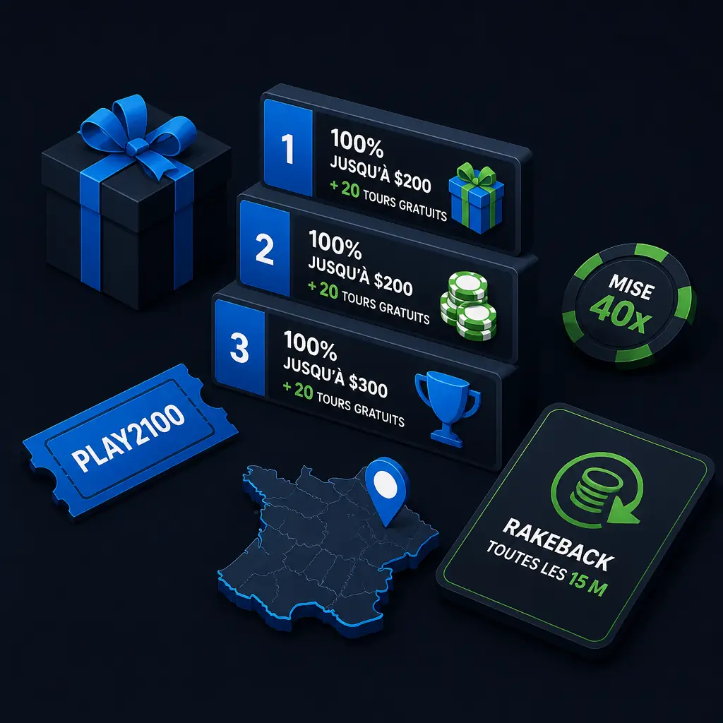 Bonus Rainbet Casino France – 100% jusqu'à $700 + 20 Tours Gratuits visual guide for Rainbet